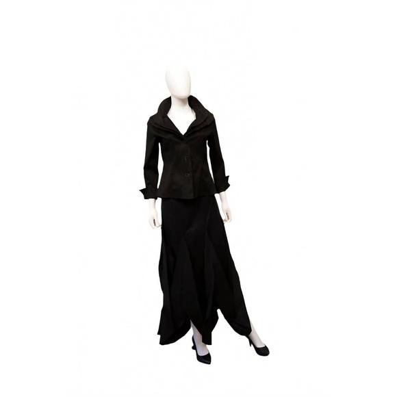 NEW SAMUEL DONG carambola skirt in black